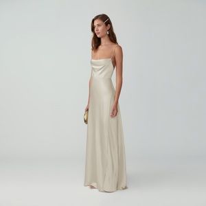 Fame and Partner Champagne Bridesmaid Dress
